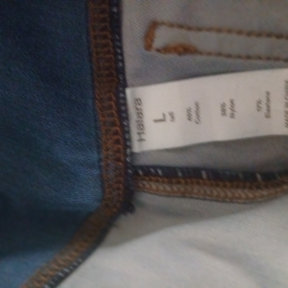 Halara Blue Denim Flare Stretch Jeans